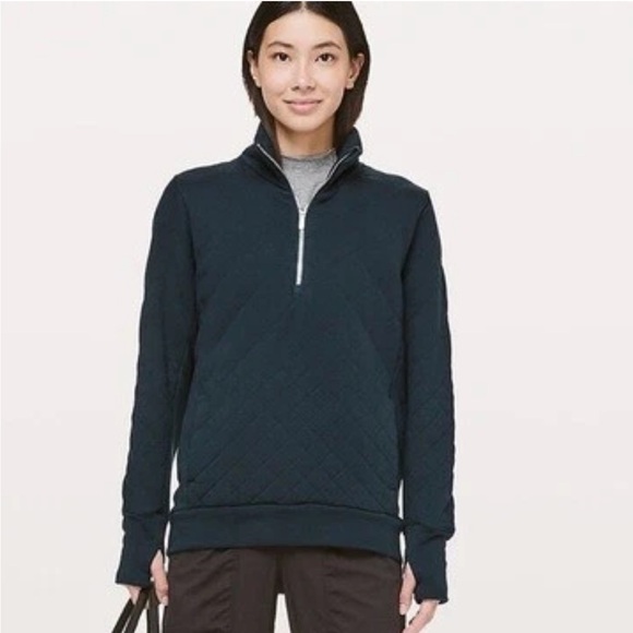 Lululemon Forever‎ Warm Pullover Nocturnal Teal size 2 - Picture 1 of 6